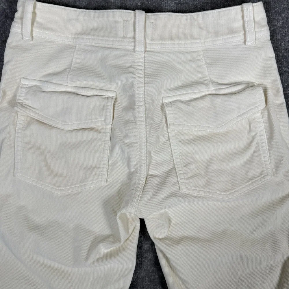 Citizens of Humanity Pants Women's 24 Ivory‎ Agni Utility Canvas Corduroy Jogger